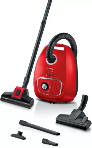 Bosch BGB41PET1 Serie 4 Piros ProAnimal Porszívó Állatszőr Eltávolításhoz