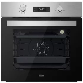   EVIDO LEVEL 60X beépíthető sütő, multifunkciós, 60 cm, inox/fekete üveg