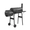 Faszenes kerti grillsütő füstölővel