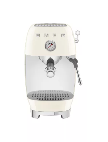 SMEG ESPRESSO KÁVÉFŐZŐ COLD BREW FUNKCIÓVAL, retro, bézs