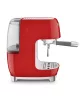 SMEG ESPRESSO KÁVÉFŐZŐ COLD BREW FUNKCIÓVAL, retro, piros