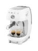 SMEG ESPRESSO KÁVÉFŐZŐ COLD BREW FUNKCIÓVAL, retro, fehér