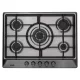 EVIDO VALEO 70X gázfőzőlap,70 cm,WOK,inox
