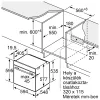 Bosch HSG636ES1 Serie 8 Nerez Kombinált Gőztrouba