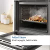 Bosch HSG636ES1 Serie 8 Nerez Kombinált Gőztrouba