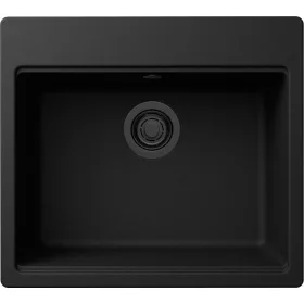 ELLECI – Dřez Time 105 G40 Nero s černými doplňky