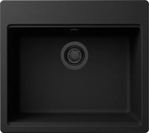 ELLECI – Dřez Time 105 G40 Nero s černými doplňky