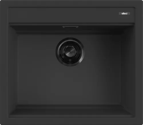 ELLECI - Dřez Best 105 Workstation G40 Nero s černým příslušenstvím
