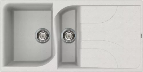 ELLECI - dřez Ego 475 G52 Bianco Pietra