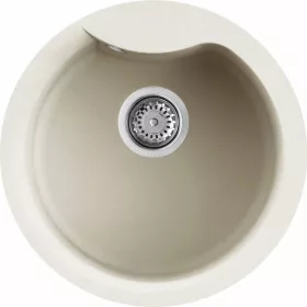 ELLECI - dřez Ego ROUND G62 Bianco Antico