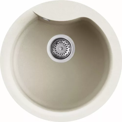 ELLECI - dřez Ego ROUND G62 Bianco Antico
