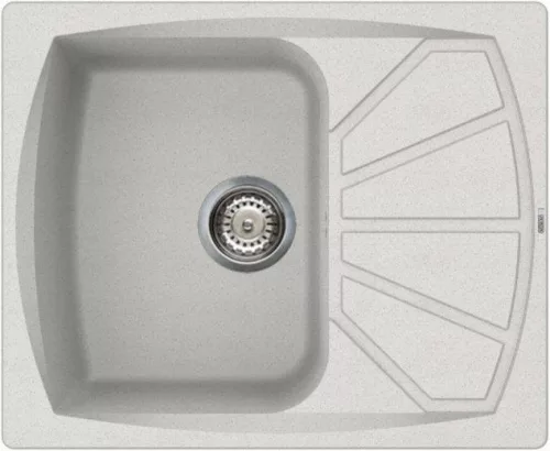 ELLECI - dřez Living 125 G52 Bianco Pietra