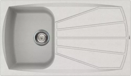 ELLECI - dřez Living 400 G52 Bianco Pietra