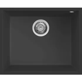 ELLECI - dřez Quadra 105 UM G40 Nero podpultová montáž