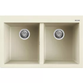 ELLECI - dřez Quadra 350 G62 Bianco Antico
