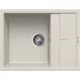 ELLECI – Dřez Unico 125 G39 Bianco Soft