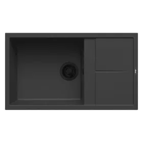 ELLECI – Dřez Unico 410 G40 Nero s černými doplňky