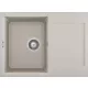 ELLECI - Dřez Easy 135 G39 Bianco soft