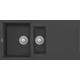 ELLECI - dřez Easy 475 G59 Antracite