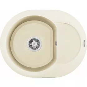 ELLECI - dřez Easy ROUND 600 G62 Bianco Antico