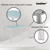 Mira 4+1 étkező garnitúra fehér-barna