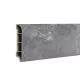 Vinyl SPC padlószegély Fjord márvány mintás sötét szürke 2400x60x12 mm