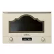 SMEG BEÉPÍTHETŐ MIKROHULLÁMÚ SÜTŐ, Cortina design, 22 liter, bézs