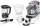 Bosch MUM9BX5S22 OptiMUM Ezüst Konyhai Robotgép Beépített Mérleggel