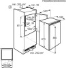 AEG NSF5O882DS Beépíthető hűtőszekrény | CoolMatic | 124l | 88 cm magas | 56 cm széles