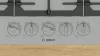 Bosch PCQ7A5I90 vestavný gázvarná deska