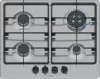 Bosch PGH6B5K60 Serie 4 Nerez Gázvarná deska Wok Égővel