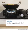 Bosch PGH6B5K60 Serie 4 Nerez Gázvarná deska Wok Égővel