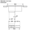 Bosch PVS611B16E Home Connect vestavný indukční varná deska