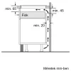 Bosch PXV975DV1E Home Connect vestavný indukční varná deska