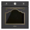 SMEG HŐLÉGKEVERÉSES SÜTŐ, Cortina design, 60 cm, analóg, antracit