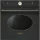 SMEG HŐLÉGKEVERÉSES SÜTŐ, Colonial design, 60 cm, analóg, antracit