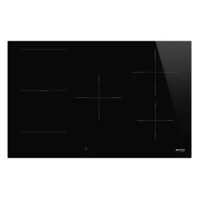   SMEG INDUKCIÓS FŐZŐLAP, Universal design, 80 cm, 5 főzőzóna, 1 MultiZone híd zóna, fekete üveg