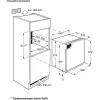 AEG SKB588E1AE Beépíthető Hűtőszekrény 88cm