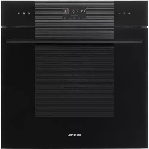 SMEG HŐLÉGKEVERÉSES SÜTŐ, Linea design, Galileo, 60 cm, ES LCD, mélyfekete üveg
