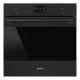 SMEG KOMBINÁLT MIKROHULLÁMÚ SÜTŐ, Classica design, Galileo, 60 cm, ES LCD, matt fekete