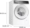 Bosch WGB25692BY Serie 8 Pračka 1600 Fordulatos Centrifugával