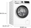 Bosch WGJ244A2BY Home Connect s předním plněním pračka