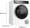 Bosch WQB246DNBY Home Connect s tepelným čerpadlem sušička